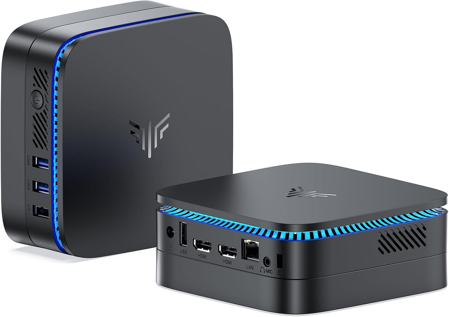 KAMRUI Mini PC,12th Intel Alder Lake- N100 up to 3.4 GHz,Mini Desktop Computer 12GB LPDDR5 256GB M.2 SSD,Mini Computer Support 2.5" SSD (up to 2TB),2.4G/ 5.0G WiFi,BT,4K, Business, Home, Office