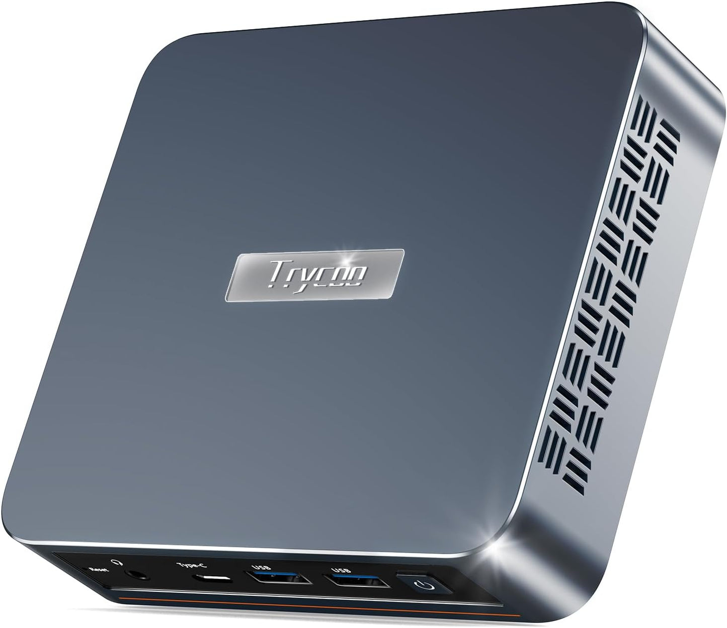 WI-6 Pro Mini PC, Intel 12th Gen N100 Mini Computer,16GB DDR4 RAM 512GB SSD,Triple 4K Display/2*USB3.0/WiFi/Bluetooth/Full Function Type-C/LAN/Support 32GB RAM and 2TB SSD Extensions